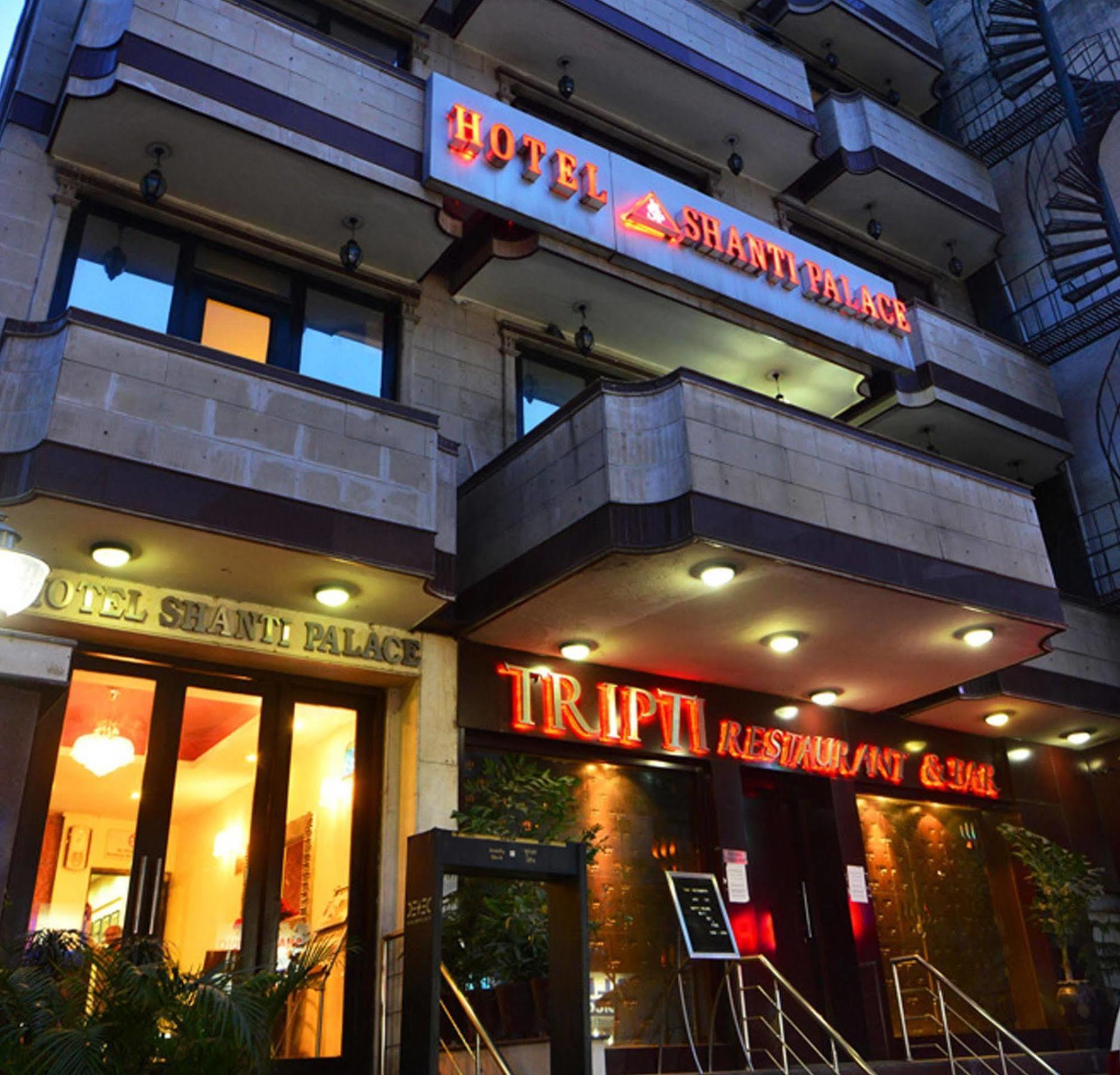 Hotel Shanti Palace West Patel Nagar Yeni Delhi Dış mekan fotoğraf